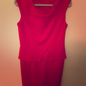 Red Calvin Klein Dress